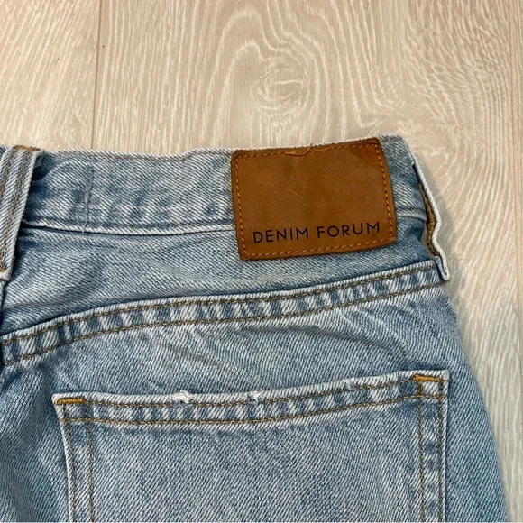 Aritzia Denim Forum The Ex Boyfriend Denim Blue size 26 Organic Cotton - Picture 15 of 16